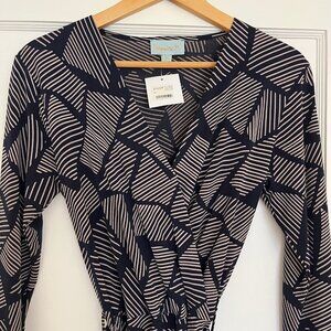 NWT Veronica M Faux Wrap Dress | Size XS